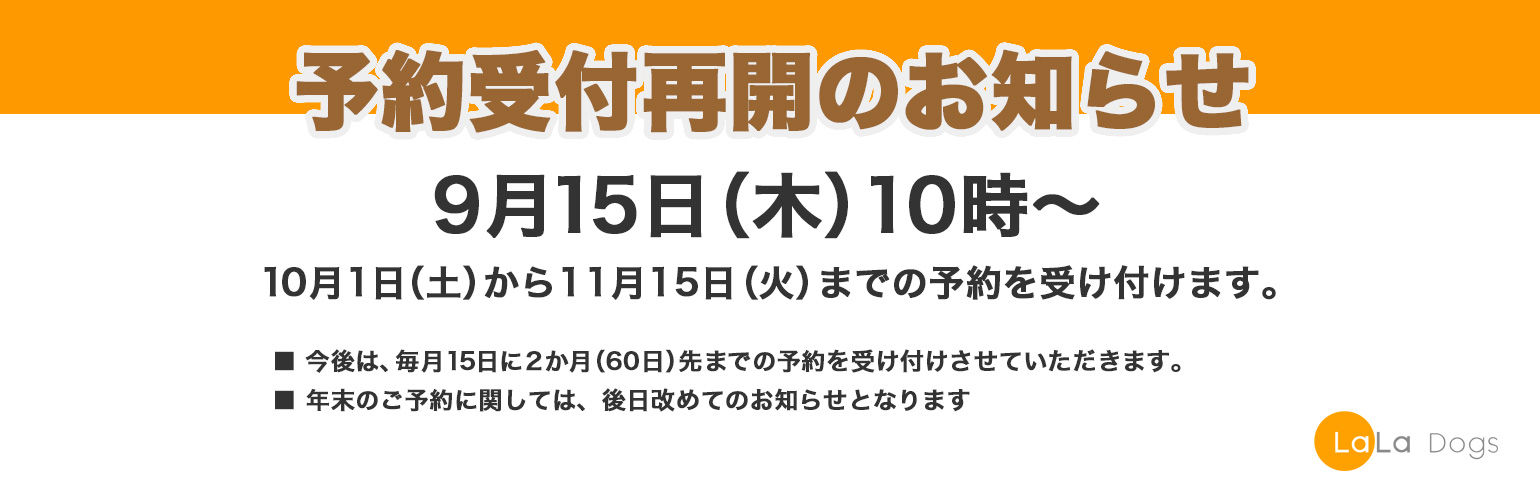ララドッグス予約